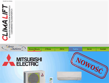 Tablet Screenshot of climasolutions.com.pl