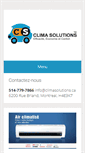 Mobile Screenshot of climasolutions.ca