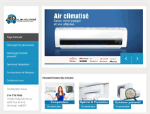 Tablet Screenshot of climasolutions.ca